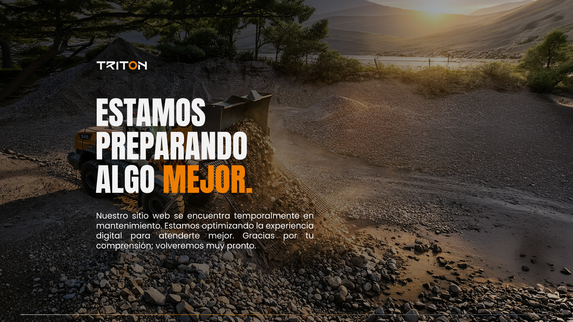 Triton: estamos preparando algo mejor. Nuestro sitio web se encuentra temporalmente en mantenimiento.