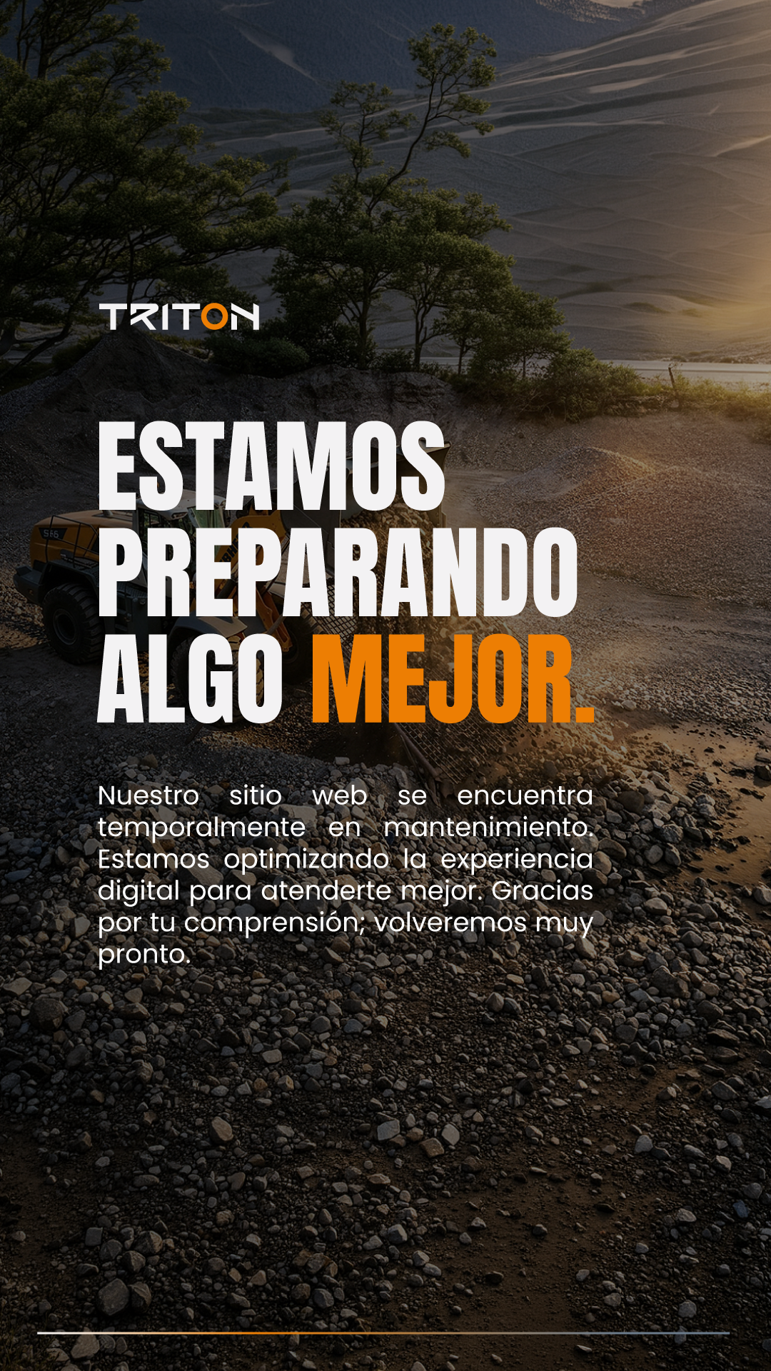 Triton: estamos preparando algo mejor. Nuestro sitio web se encuentra temporalmente en mantenimiento.